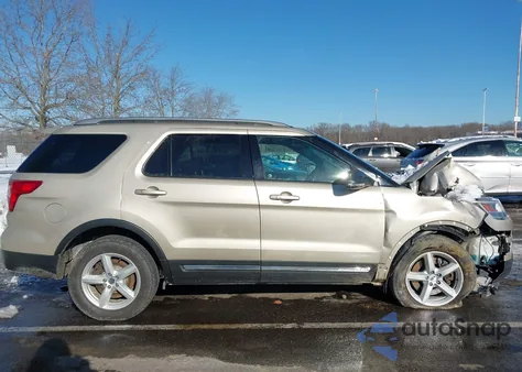 2017 Ford Explorer Xlt from USA, damaged, VIN 1FM5K8DH0HGA30693